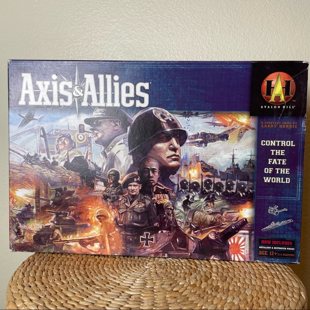 Axis & Allies Control the Fate of The World Board Game